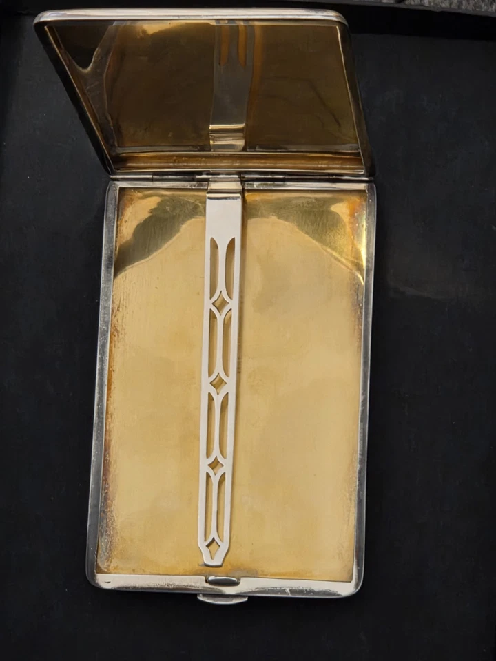 Estuche de cigarrillos Blackinton 14k Sterling R MCM ERA Foto 2 de 4