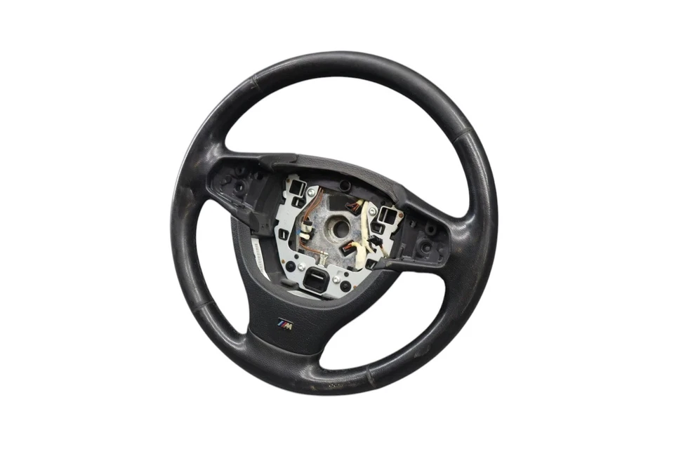 09-15 BMW 750i 750Li 740i 740Li F01 Front Left Steering Wheel Leather Black Oem - Image 4 of 4