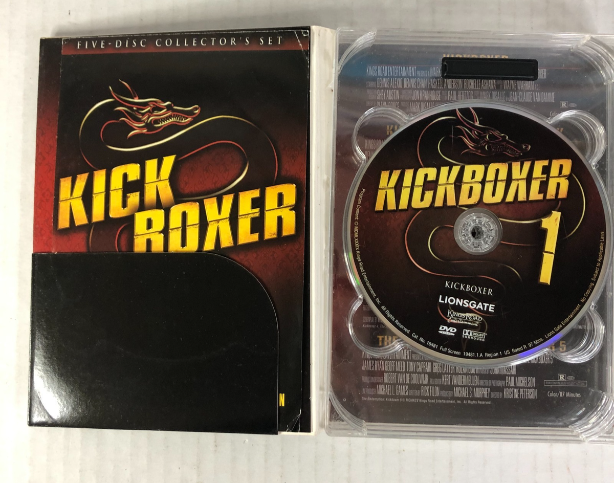 Kickboxer Collection DVD 5 Film Collector's Set OOP - MISSING DISC