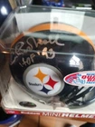 CHUCK NOLL PITTSBURGH STEELERS HOF 93 SIGNED MINI HELMET JSA