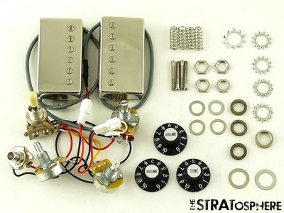 Epiphone Flying V 70s T-Type PRO BRIDGE PICKUPS POTS KNOBS Guitar Parts Nickel