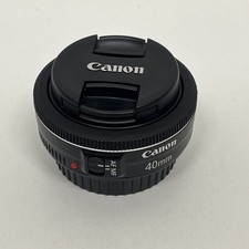 Canon EF 40mm f/2.8 STM Lens With Lens Caps
