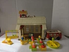 Vtg 1971 Fisher Price Little People LOT! School House LOTS OF EXTRAS