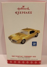 2017 Hallmark Keepsake Ornament 1967 Pontiac Firebird 400 Limited Edition New
