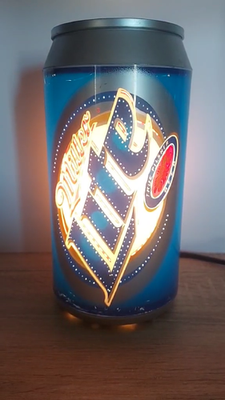 Miller Lite Beer Can Rotating Motion Light Bar Lamp Man Cave