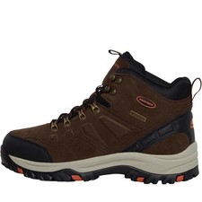 Sketchers Mens Boots Relment Pelmo Waterproof walking Hiking Boots Dark Brown