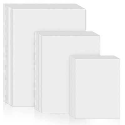Outus 300 Sheets 3 Sizes Watercolor Paper Bulk 140lb/300gsm White