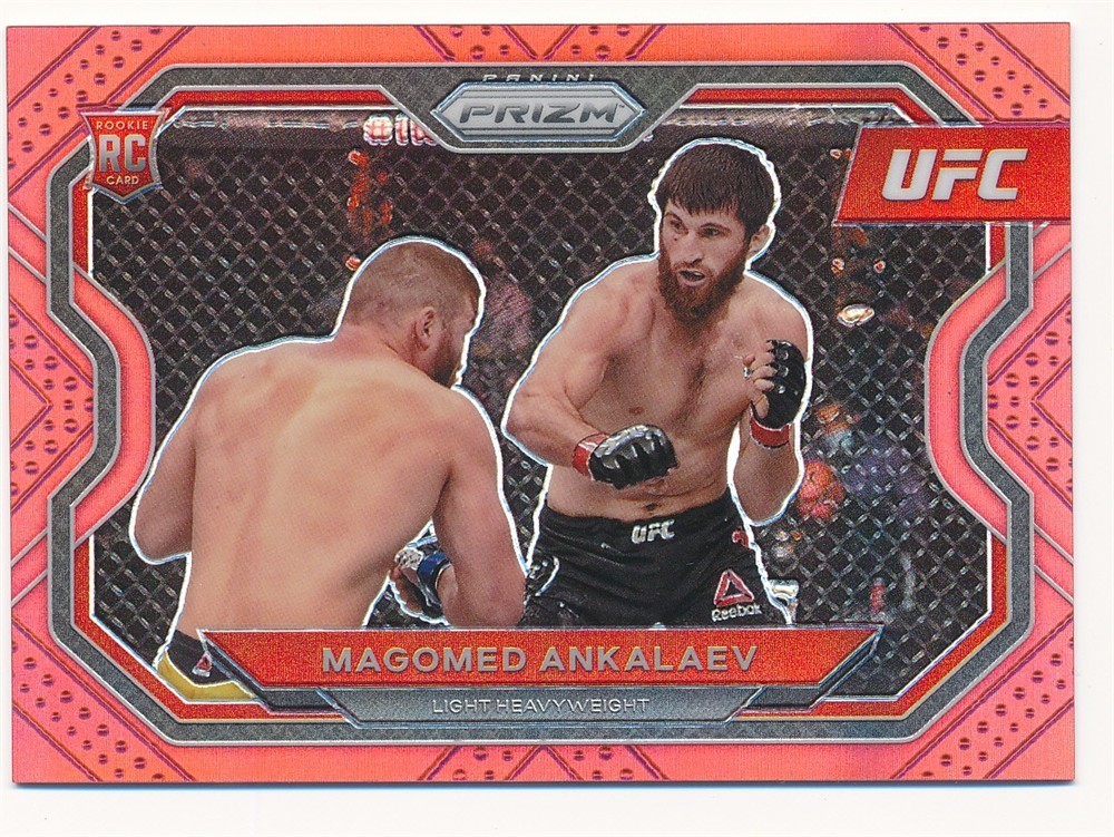 MAGOMED ANKALAEV 2021 PANINI PRIZM RED UFC #123 SP RC ROOKIE #235/275 MINT