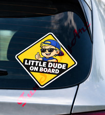 Baby On Board Car 5 Funny Sticker Weatherproof Vinyl High Quality Uv Resistant