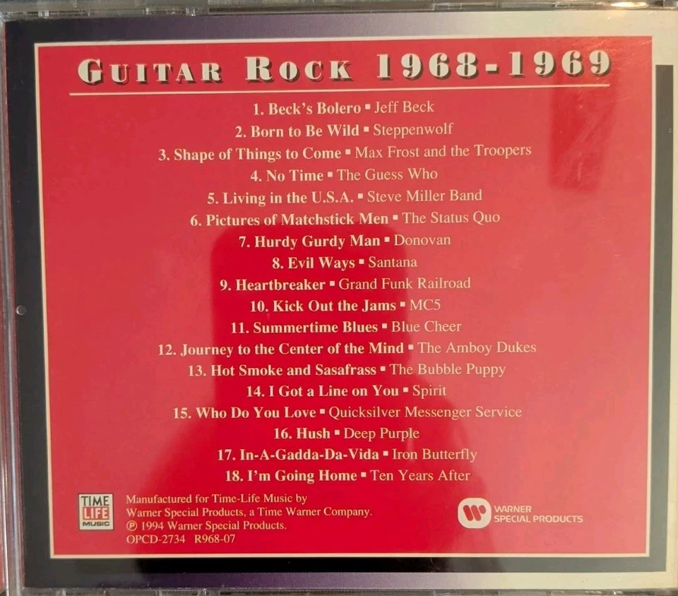 Time Life Guitar Rock Lot Of 8 CD EXCELLENT CONDITION  Foto 3 de 4