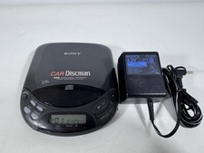 Sony Car Discman D-824K Portable CD Player TESTED WORKS AC Adapter