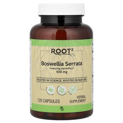Root2, Boswellia Serrata Featuring AprésFlex , 100 mg, 120 Capsules