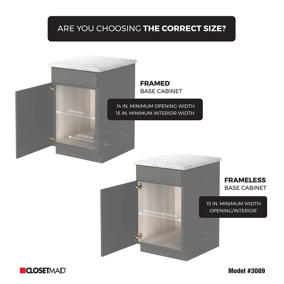 Organizador de gabinete de cocina 3089 2 niveles 14 pulgadas, níquel Foto 4 de 4