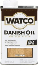 Watco 65751 Danish Oil Wood Finish, Pint, Natural 