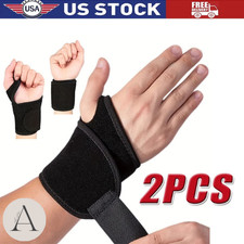 Wrist Hand Brace Support Carpal Tunnel Sprain Arthritis Gym Splint Left / Right