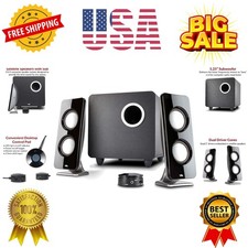 2.1 Multimedia Speaker System with Subwoofer, Perfect Computer Speakers for P...