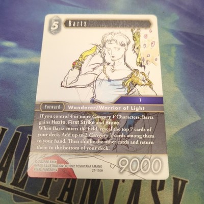 Final Fantasy TCG Journey Of Discovery Bartz 27-110H | eBay