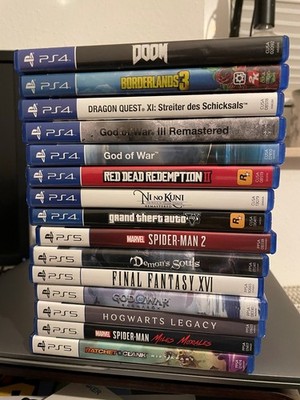 15x Sony PlayStation 4 & 5 Spiele Sammlung Paket Konvolut - PS4 PS5