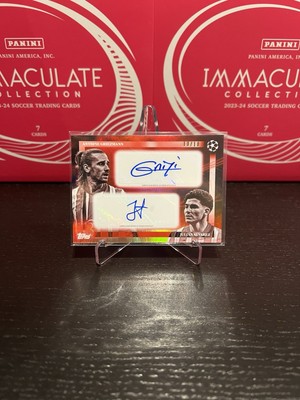 Topps Simplicidad 2025 Athletico Madrid, Griezmann + Alvarez Dual Auto 10/10