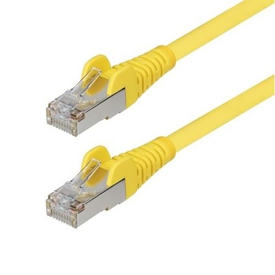 Startech NLYL-6F-CAT6A-PATCH CAT6A ETHERNET CABLE - YELLOW 10GBE S/FTP LSZH 100W