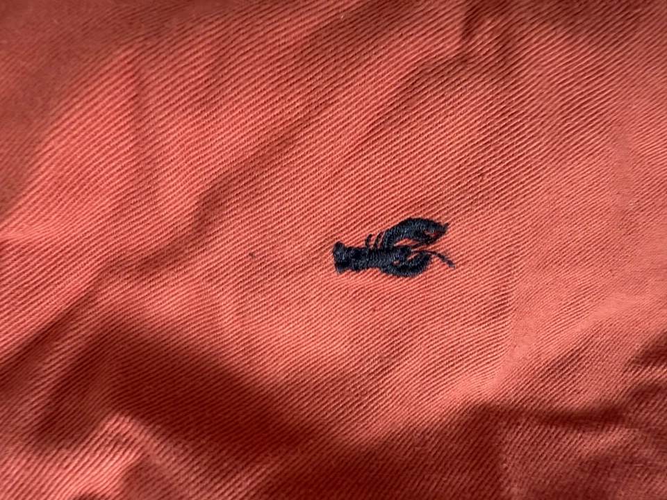 J. CREW Rojo LOBSTER Bordado Rivington Pantalones Cortos Para Hombre 35 x 11 Foto 4 de 4