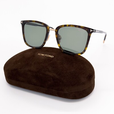 NEW TOM FORD POLARIZED SUNGLASES, HAVANA GREEN EYEWEAR  TOM FORD TF949/D 52R TOM FORD NEW TOM FORD TF949/D 52R POLARIZED SUNGLASSES  main image 4