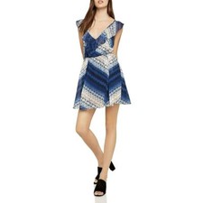 Womens BCBGeneration Chevron Sleeveless Mini ...