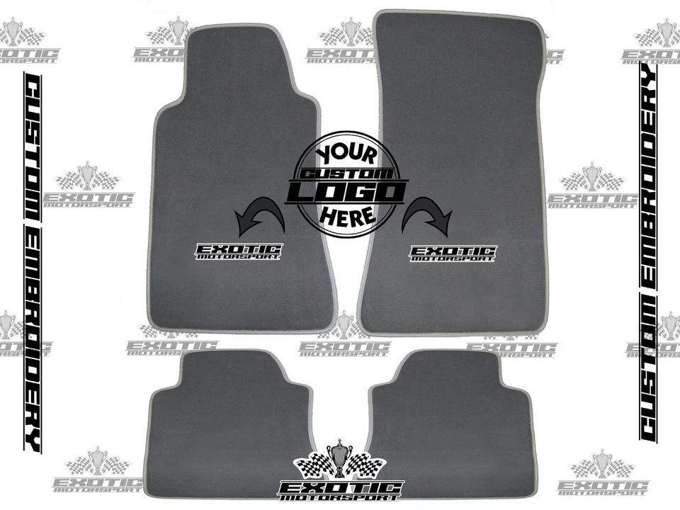4 Pc 1984-95 Mercedes 300 - 124 Body Choose From 11 Colors Floor Mats Hand Made - Image 3 of 4
