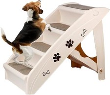 Dog Ramp Stairs Steps For Smaller Pets Pickup Travel Ladder Foldable