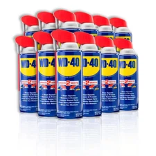 WD-40 Multi-Use Product with Smart Straw Sprays 2 Ways,12 OZ 12-Pack