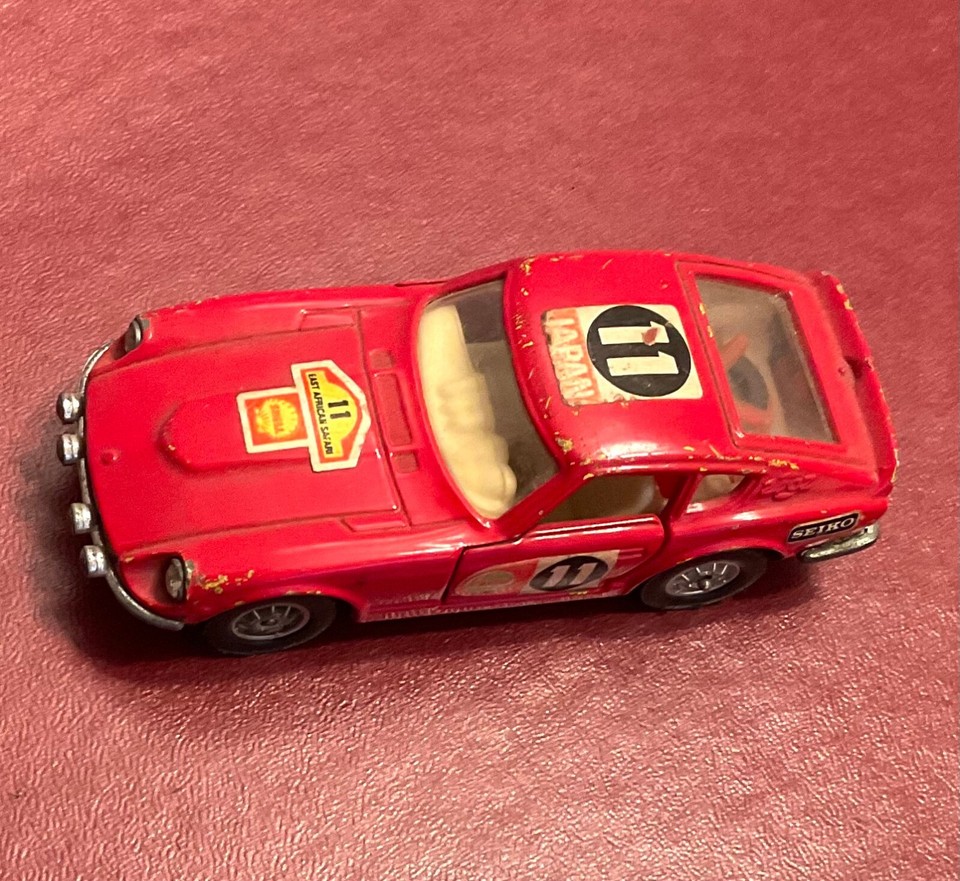 1968 CORGI TOYS Gt. Britain DATSUN 240Z E Africa SAFARI RALLY ...