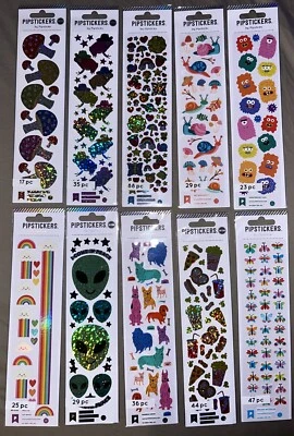 Variety of 10 Pipstickers Packs by Pipsticks