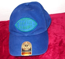 Seattle Seahawks Throwback Forty  Seven Brand Size Large '47 Franchise
