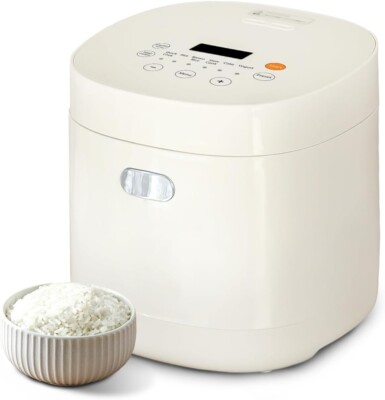 Feekaa Reiskocher klein 1,5L, kleiner Sous Vide Kocher für 1-2 Personen, Mini Elektr