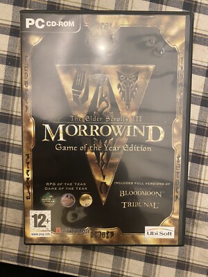 THE ELDER SCROLLS III MORROWIND Spiel des Jahres PC CD Rom
