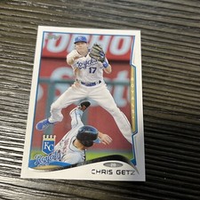 2014 Topps Series 1 Kansas City Baseball Card #298 Chris Getz