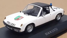 Minichamps 1/43 Scale WAP 020 SET 28 - 1971 Porsche 914/4 Polizei - White