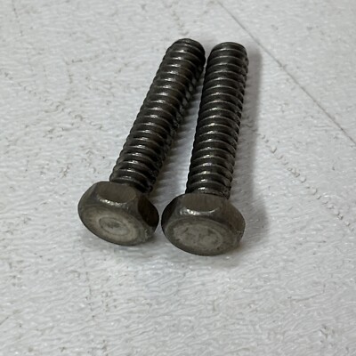 2 Genuine Harley Davidson 10-24 x 13/16'' Stainless Hex Head Screw OEM 3545