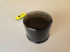 Black Rock Wheels Custom Wheel Center Cap Push Thru Black 142512br