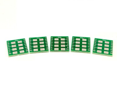 5x Breakout Board für 2512, 1812, 1210, 1206 Komponenten | Platine, SMD, SMT