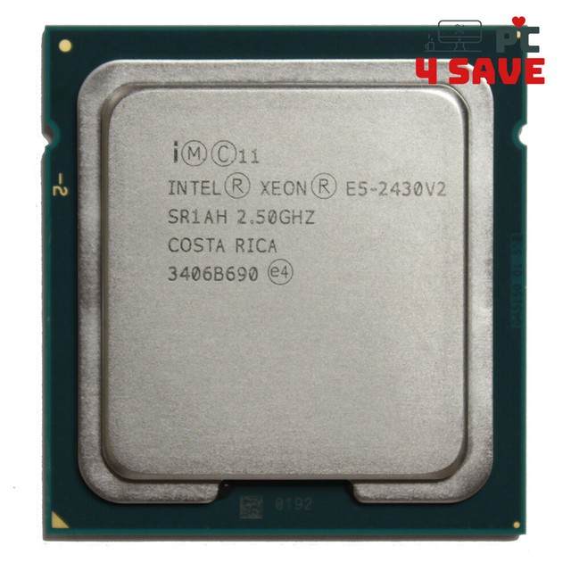 Intel Xeon E5-2430 V2 SR1AH 2.5GHz 6-Core 8MB L3 Cache LGA1356 Server Processor - Used, Fully Functional