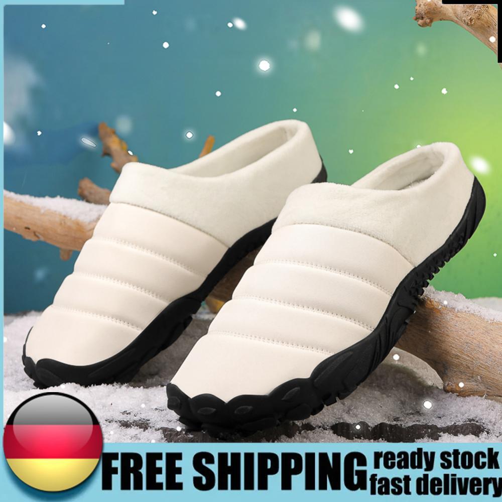 APL Unisex Plush Slippers Fluffy Couple Slippers Comfortable Lightweight for Winter