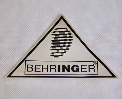 Original Audio Gear Flightcase Sticker/Decal - Behringer Logo - Retro Design