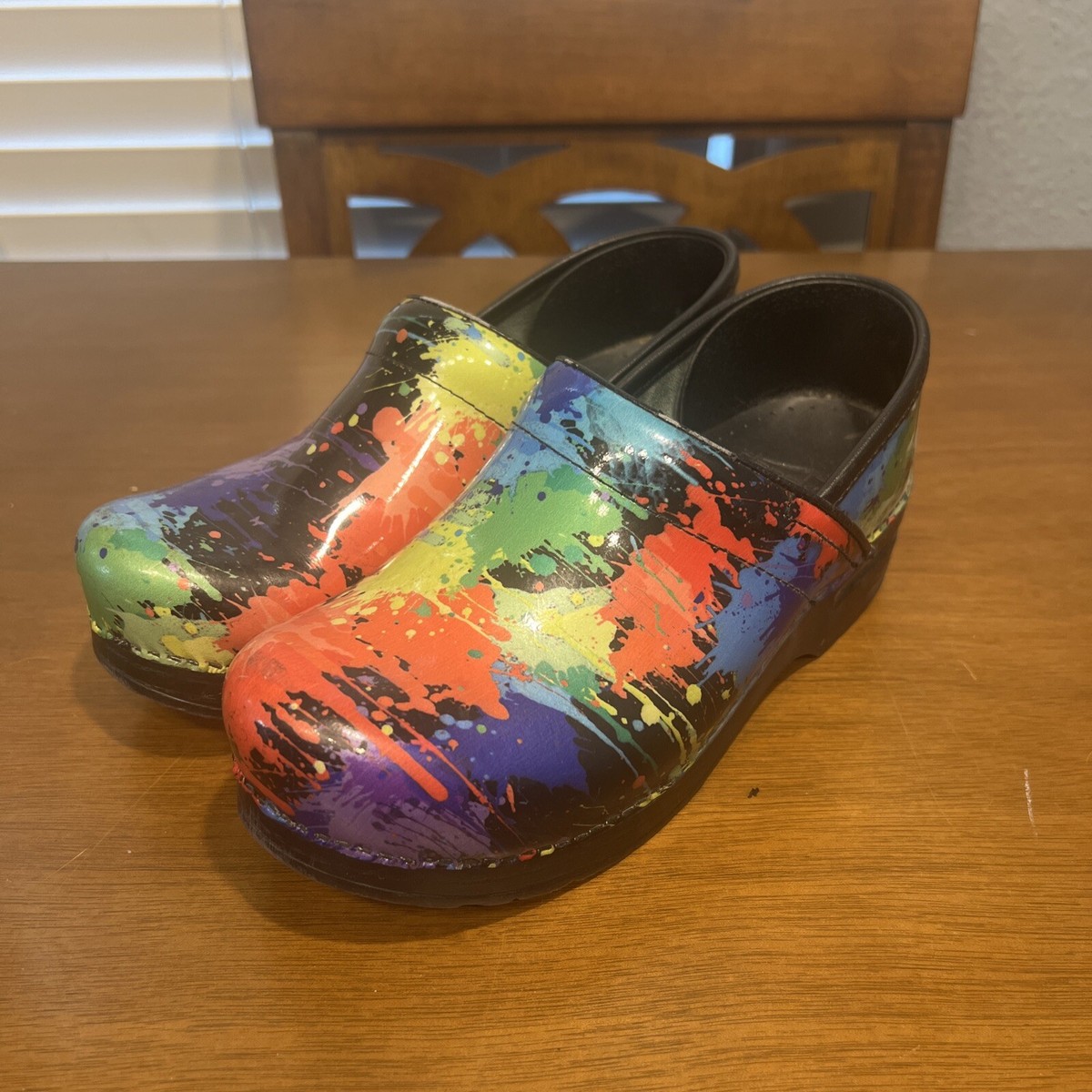 Fashion Dansko Pro Clogs Dansko Professional Clogs Paint Splatter