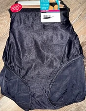 Vanity Fair Radiant ~ Womens Brief Underwear Panties 3-Pair Nylon (PZ) ~ 3XL/10