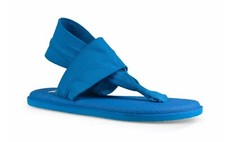 NWT Sanuk Women's Yoga Sling 2 Spectrum - Women's Sandal Indigo Bunting - 6
