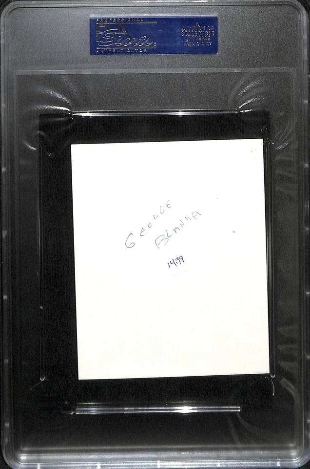 George Blanda Signed 4x5 Photo PSA/DNA COA QB Raiders Football Picture Autograph - Image 4 of 4