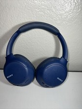 Sony WH-CH710N Noise-Canceling Wireless Over-Ear Headphones - Blue Cracked READ