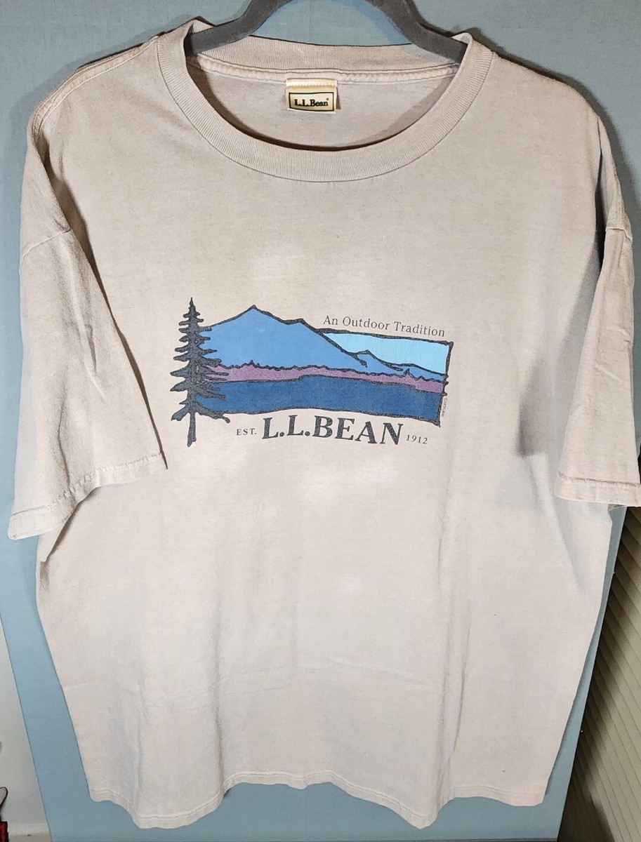 Vintage LL Bean An Outdoor Tradition ARTFORMS T-Shirt Size