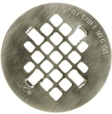 Replacement Shower Drain Strainer,No 827-2SNPK1, Sioux Chief Mfg Co.
